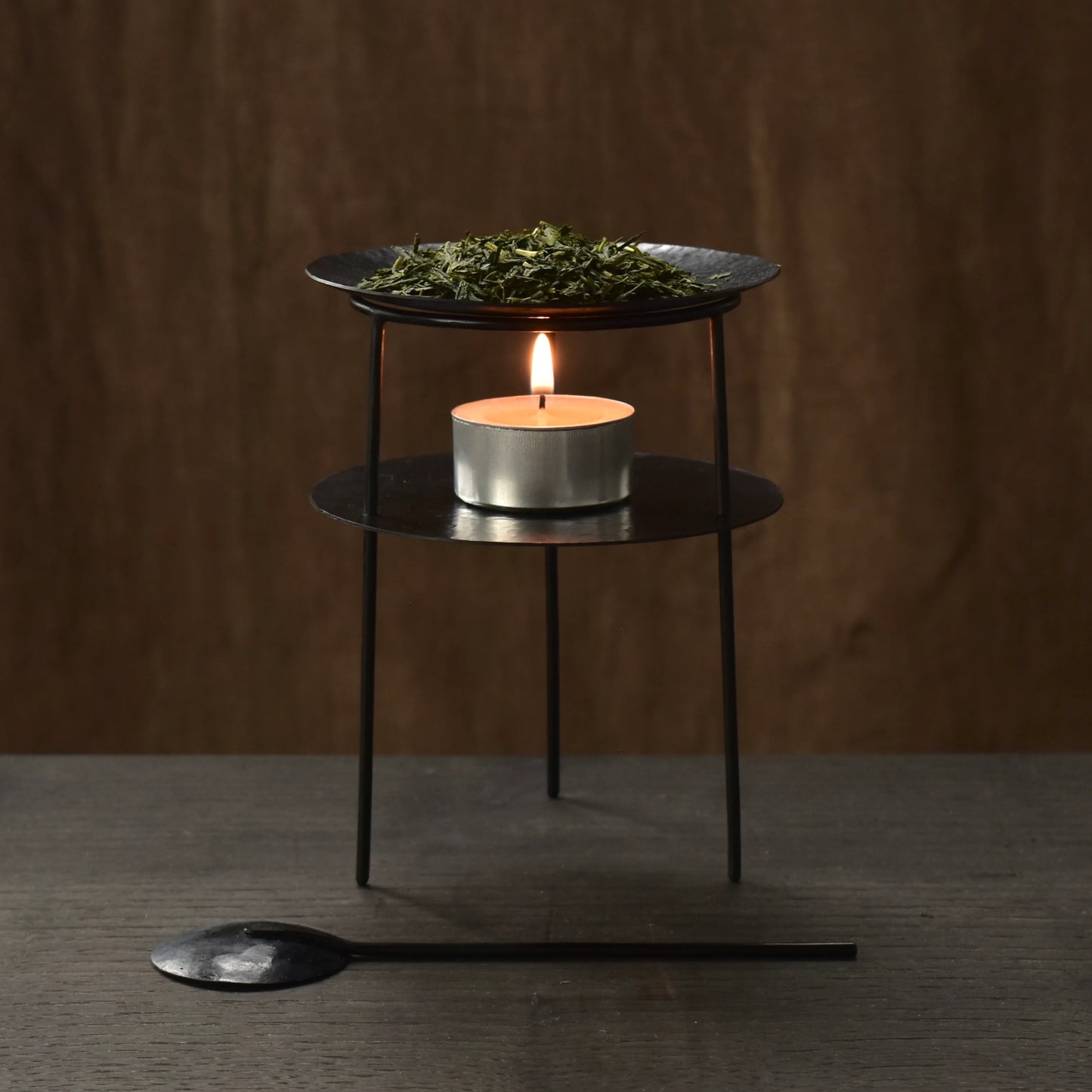 Tea Incense Burner (with Sencha)|茶香炉と煎茶のセット
