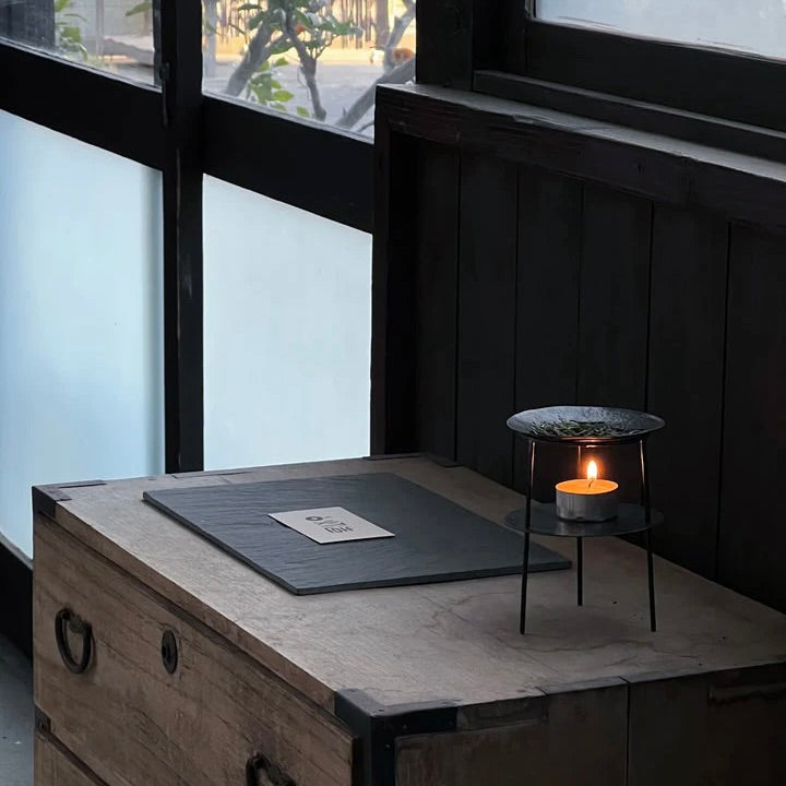 Tea Incense Burner (with Sencha)|茶香炉と煎茶のセット