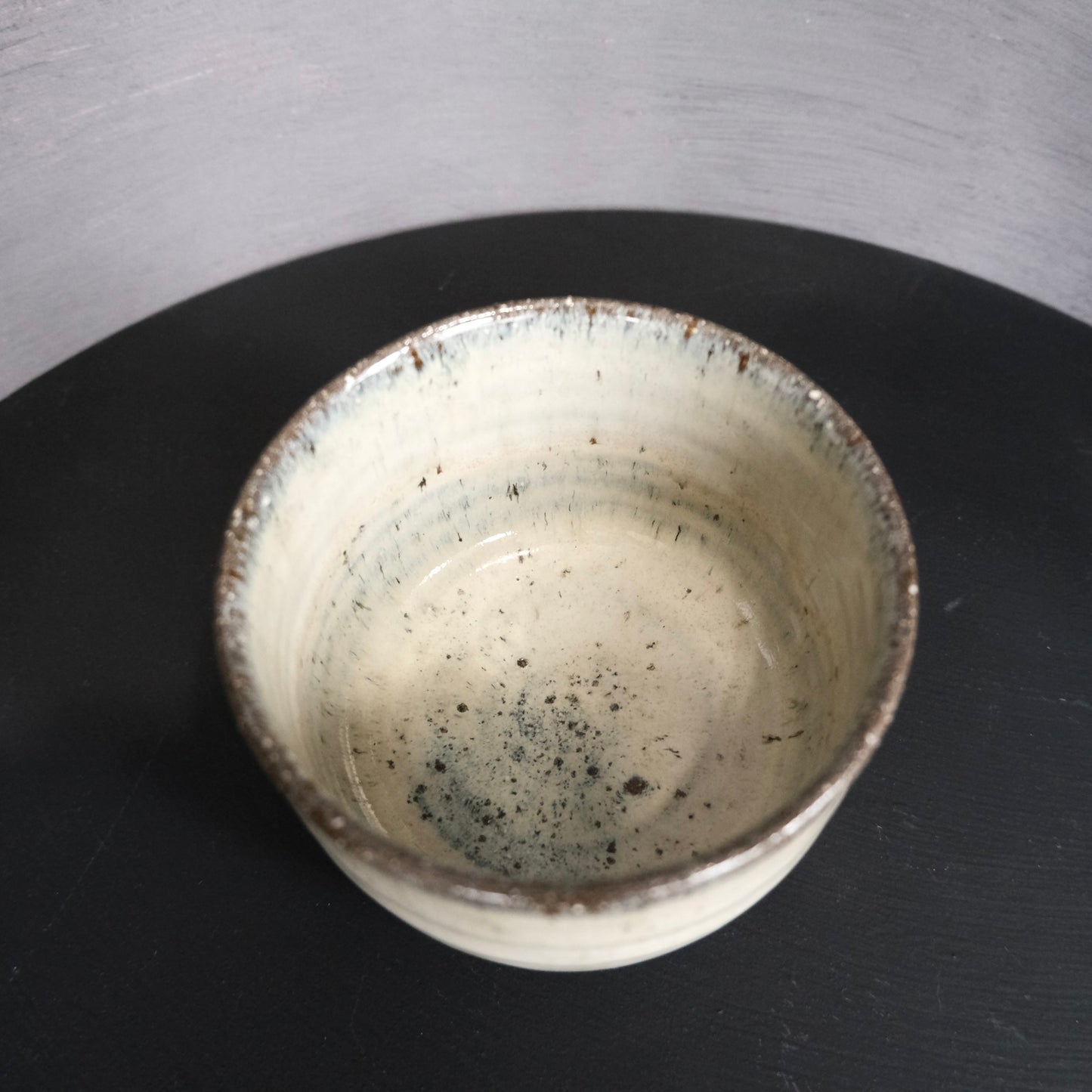 Vintage HIGO SHODAI ware MATCHA BOWL 02 | 肥後小代焼 抹茶椀 (木箱入)