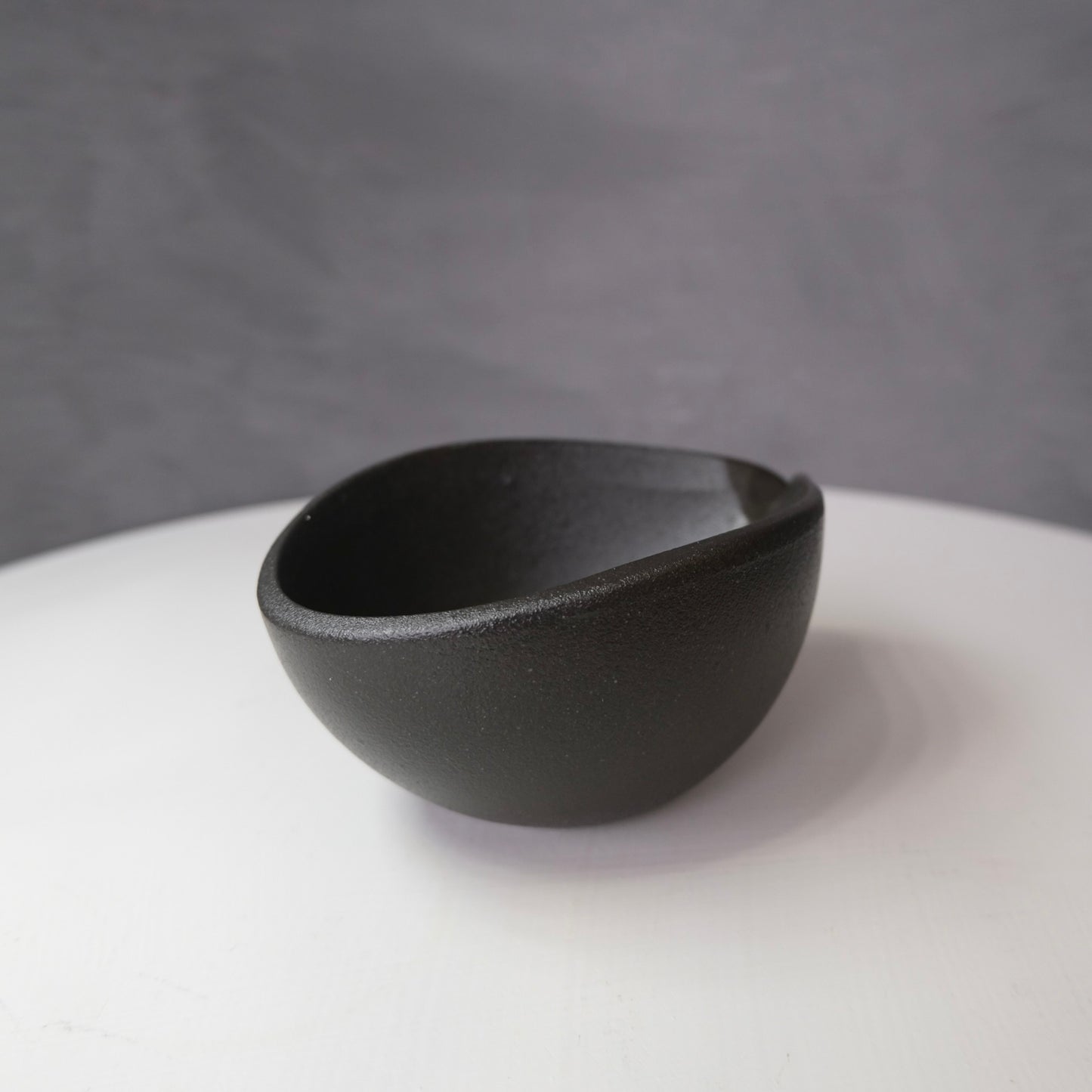 New | Matcha black KATAKUCHI BOWL | 抹茶 黒片口椀
