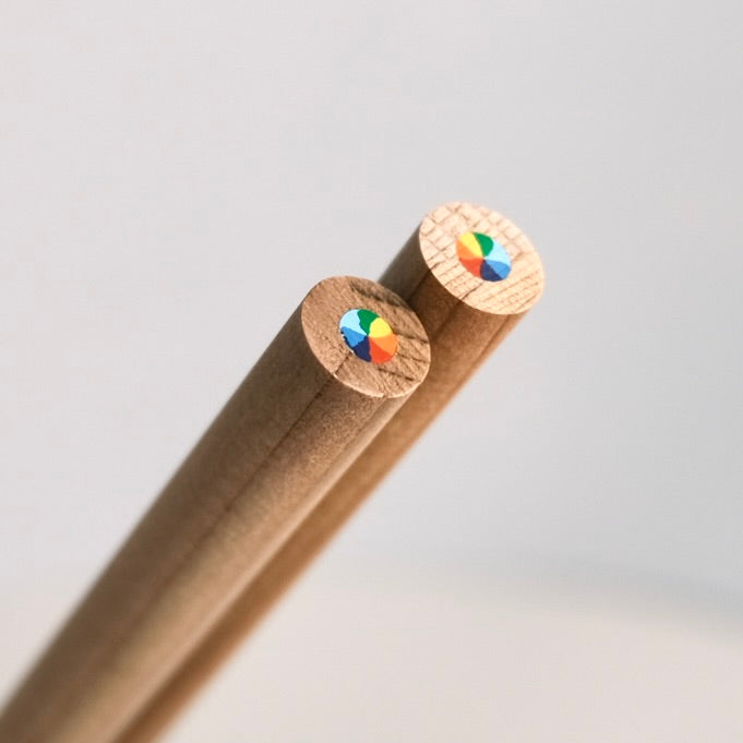 Rainbow pencils (set of 2) | 虹色鉛筆 2本組