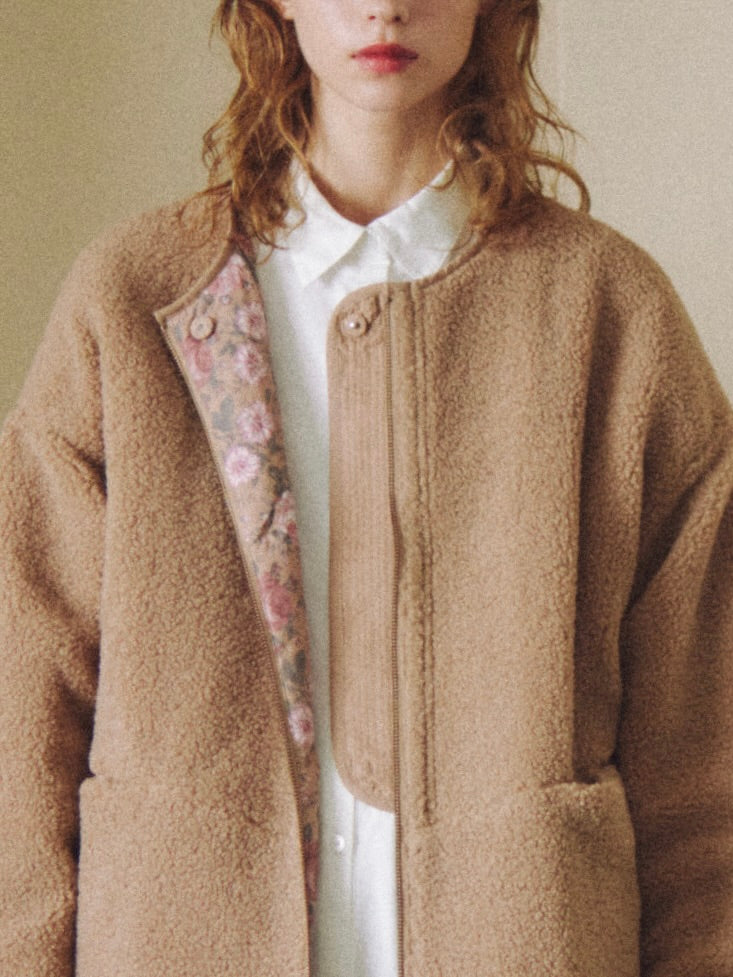 Reversible Flower Coat (Imported from Japan)