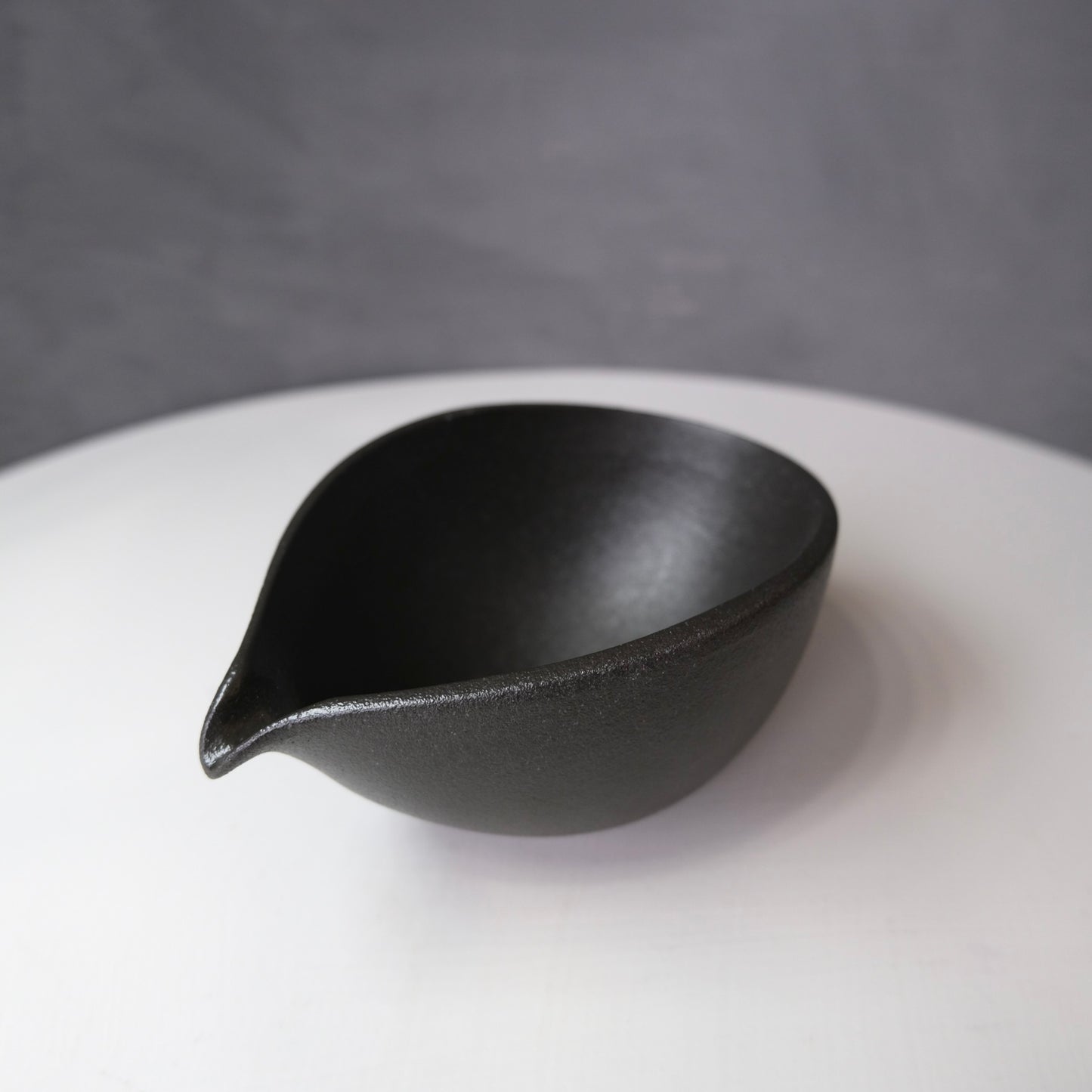 New | Matcha black KATAKUCHI BOWL |  抹茶 黒片口椀